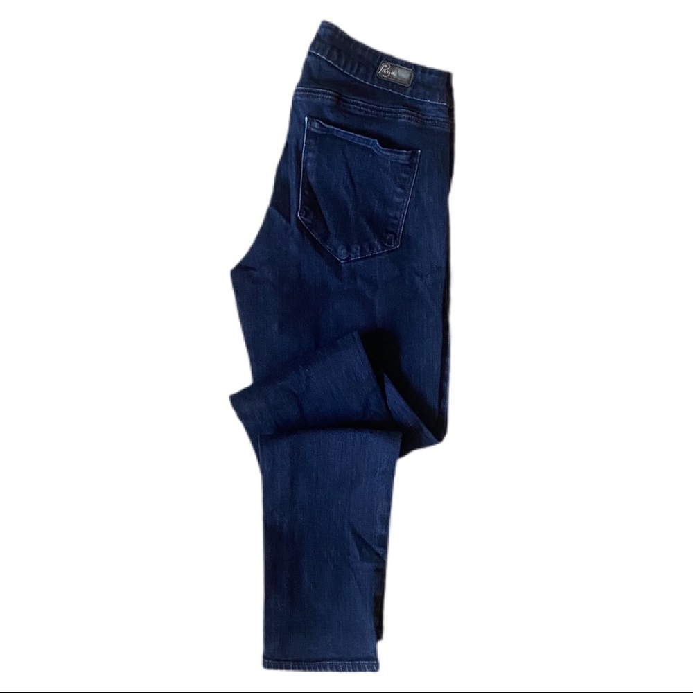 Paige Rowena Denim Legging Dark Wash Sz 26